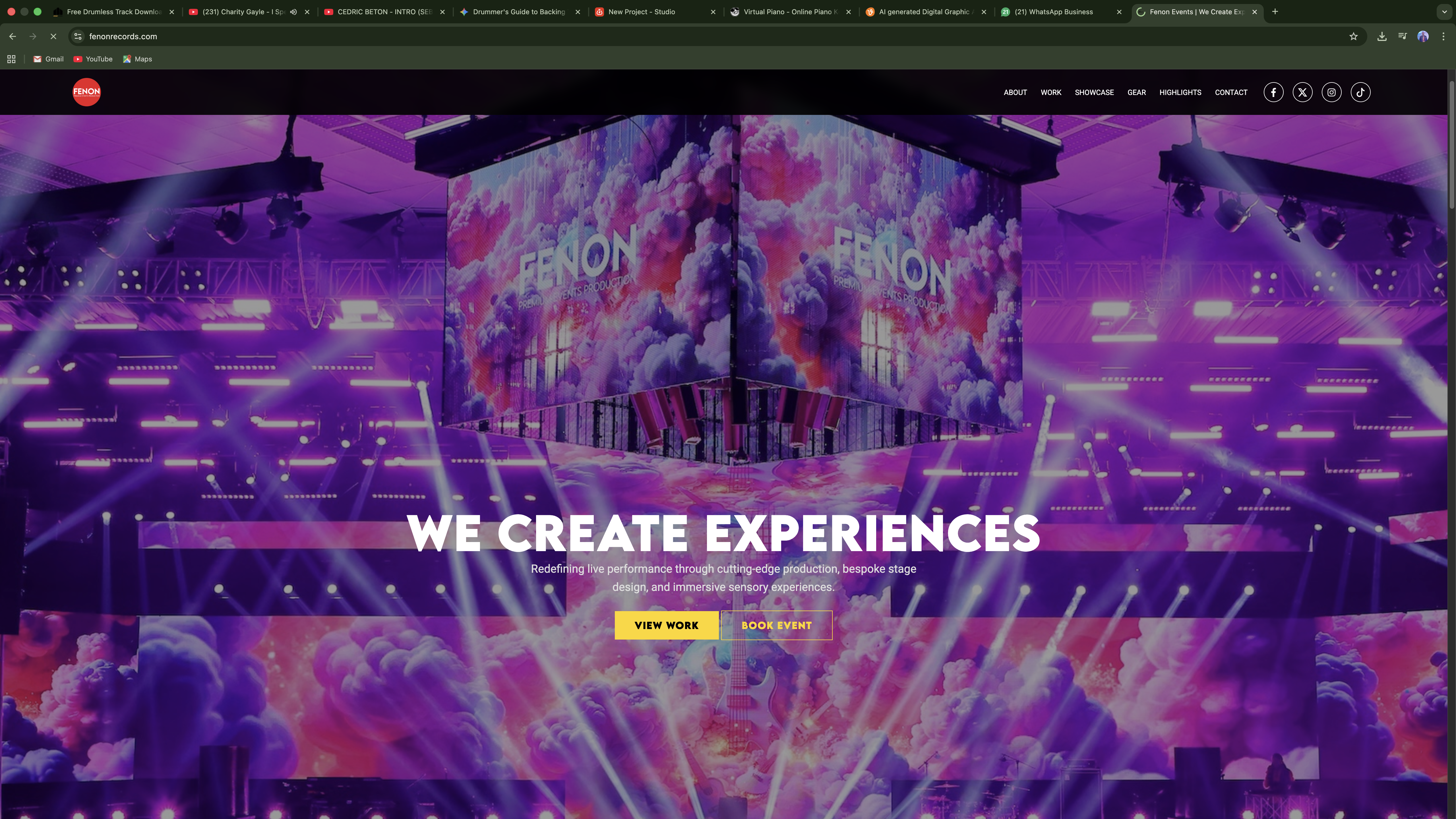 Events Website